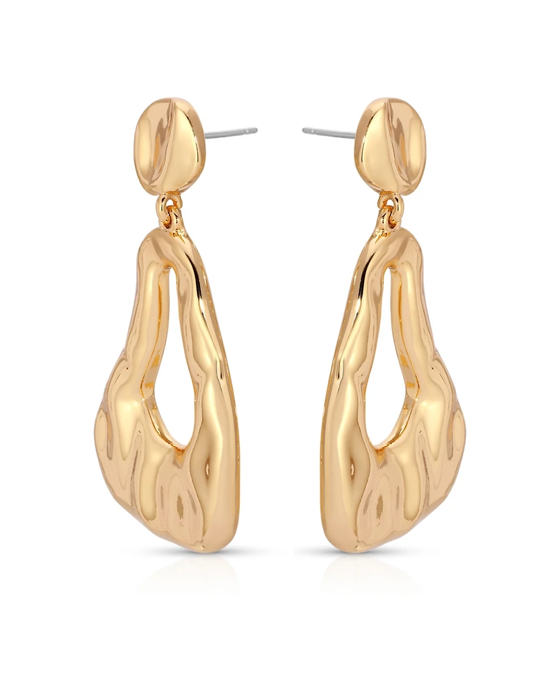 Ettika Molten Drop Earrings