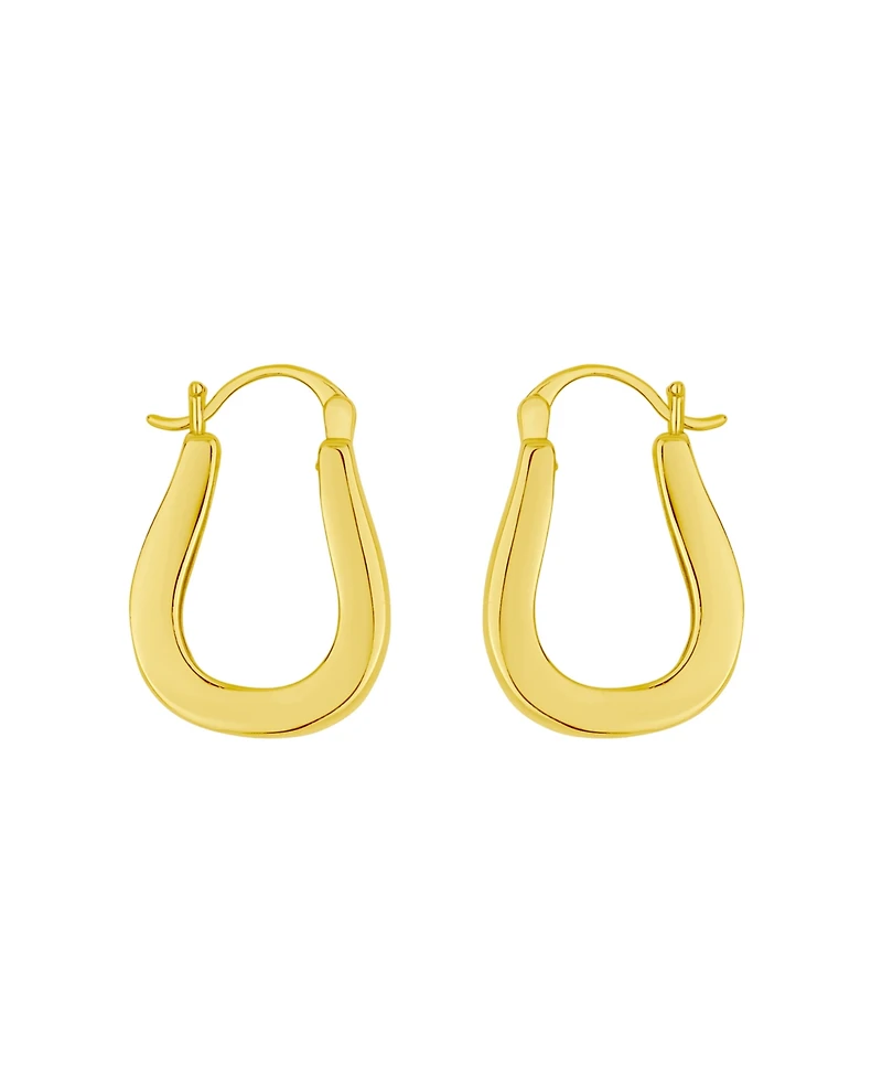 And Now This Polished Click Top Hoop Earrings