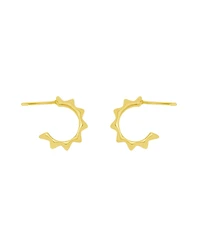 And Now This Puff Double Row Hoop Earrings