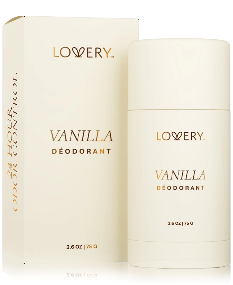 Lovery Vanilla Deodorant Stick, 2.6 oz.