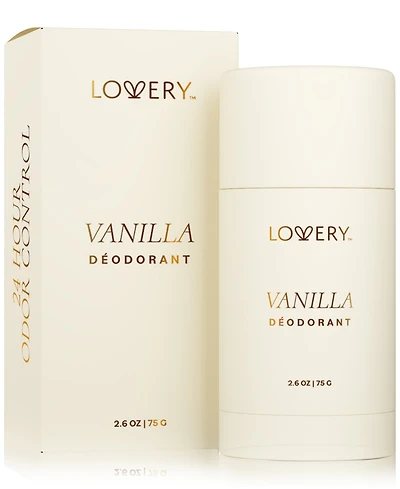 Lovery Vanilla Deodorant Stick, 2.6 oz.