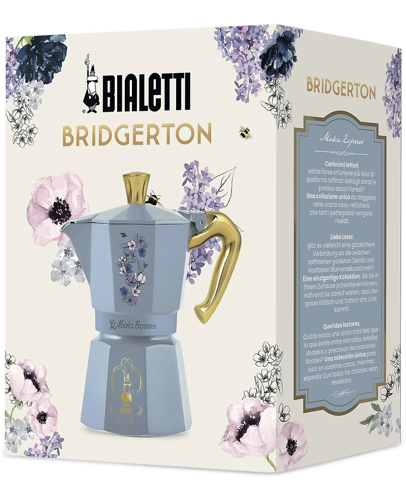 Bialetti Bridgerton Moka Express 6 Cup Coffee Maker