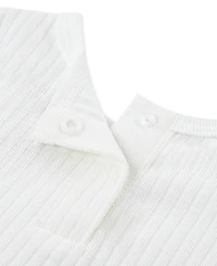 Huggies Baby Cotton T-Shirt & Striped Romper, 2 Piece Set