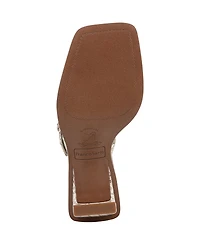Franco Sarto Women's Frenza Open Square Toe Slide Dress Sandals