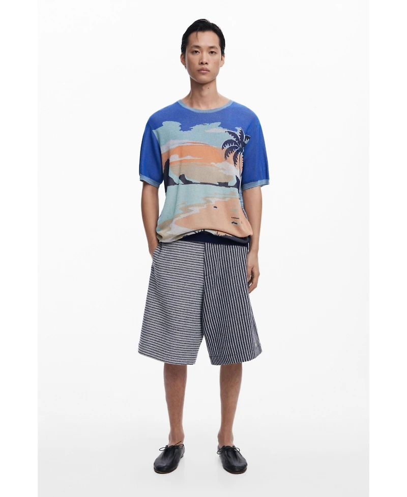 Desigual Men's Beach knit T-shirt