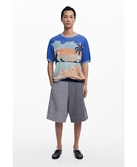 Desigual Men's Beach knit T-shirt