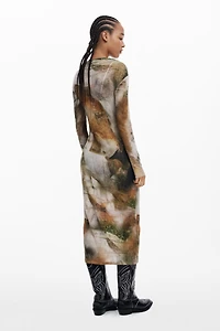 Desigual Women's Mock neck dress