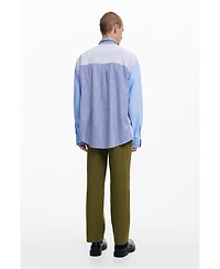 Desigual Men's Patchwork-Kombihemd