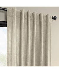 Half Price Drapes Light Beige Simply Faux Linen Light Filtering Curtain Pair (2 Panels