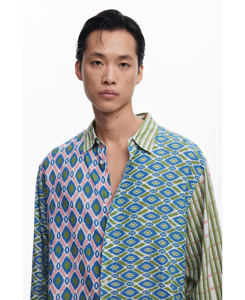 Desigual Men's Long-sleeve Jacquard shirt