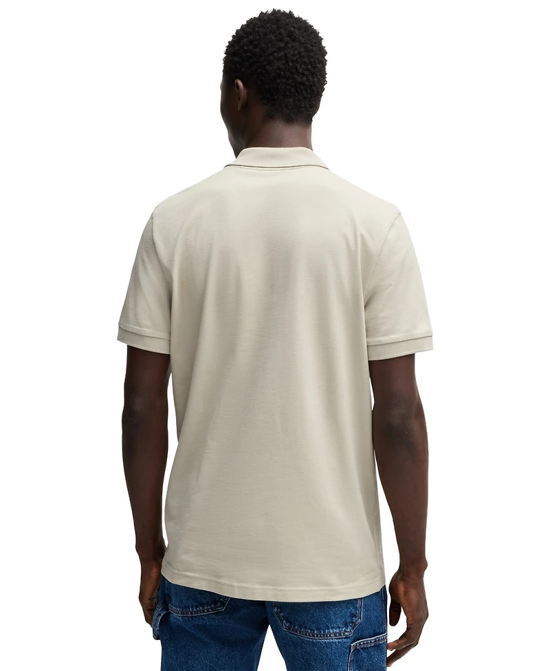 Boss by Hugo Boss Men's Stretch-Cotton Pique Slim-Fit Polo Shirt