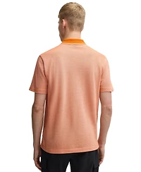 Boss by Hugo Men's Oxford-Pique Cotton Relaxed-Fit Polo Shirt