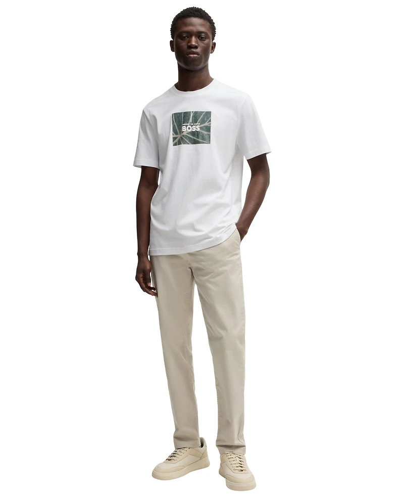 Boss by Hugo Men's Seasonal Artwork Regular-Fit T-Shirt