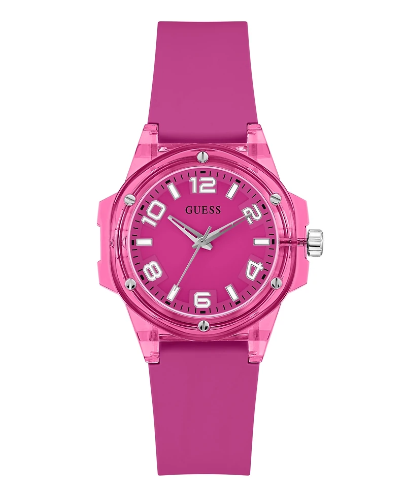 Guess Women's Analog Silicone Watch