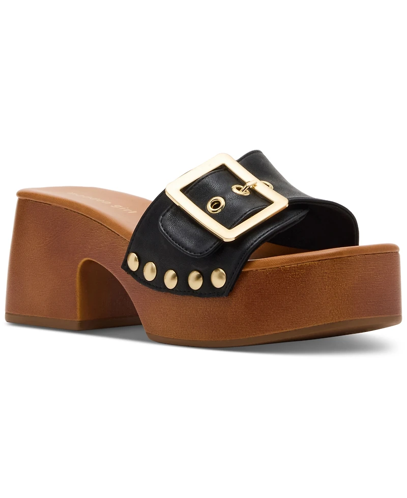 Madden Girl Woodlandd Platform Block-Heel Sandals