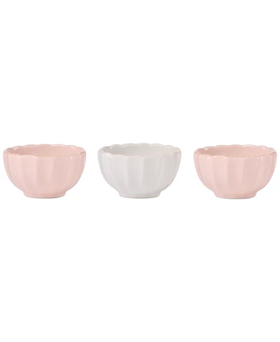 Lenox French Perle Scallop Mini Bowls, Set of 3