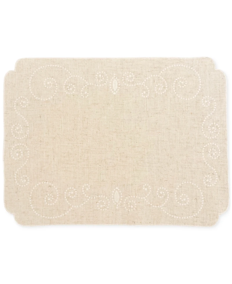 Lenox French Perle Embroidered Placemat