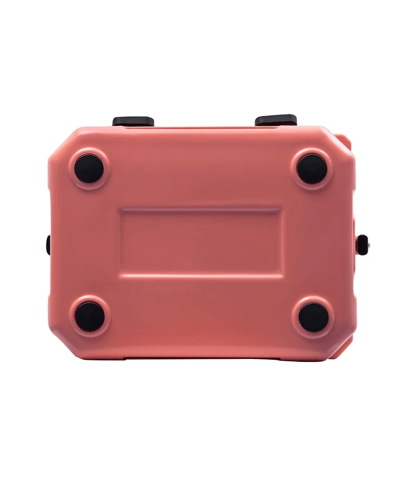 Camp-zero 10 | 10.6 Qt. Premium Cooler with 2 Molded-in Cup Holders & Folding Aluminum Handle