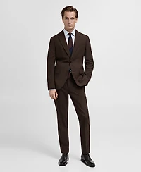 Mango Men's Slim-Fit Wool Suit Blazer
