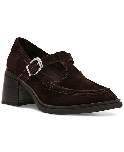 Steve Madden Women's Beverlee T-Strap Block-Heel Mary Jane Pumps