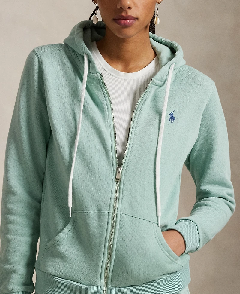 Polo Ralph Lauren Women's Cotton Fleece Full-Zip Hoodie Sweatshirt