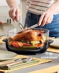 Ninja Crispi 4-in-1 Portable Glass Air Fryer Cooking System