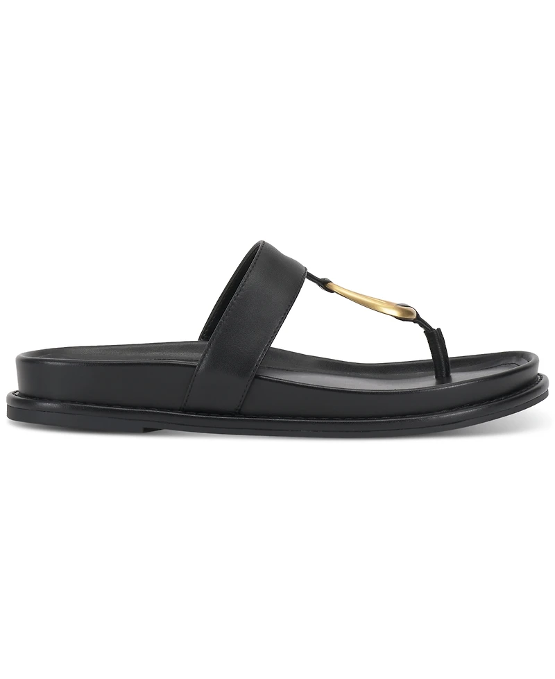 Vince Camuto Women's Genri Thong Loop Footbed Sandals