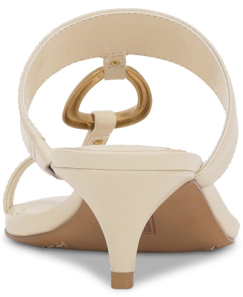 Vince Camuto Women's Kimena Toe-Loop Kitten-Heel Sandals
