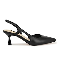 Nine West Women's Renela Kitten Heel Slingback Pumps