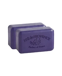 Pre de Provence Moisturizing 250g French Soap Bar, Quad-Milled, Long Lasting, Moisturizing, Rich and Creamy Lather (Set of 2)
