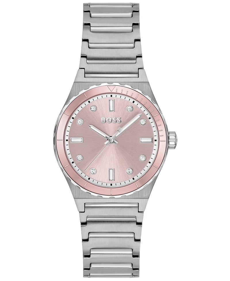 Hugo Boss Women's Candor Sport Quartz Stainless-Steel Watch, 32mm
