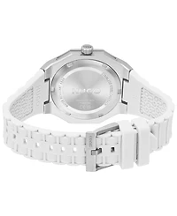 Hugo Boss Men's Grail Light Quartz White Silicone Watch, 42mm