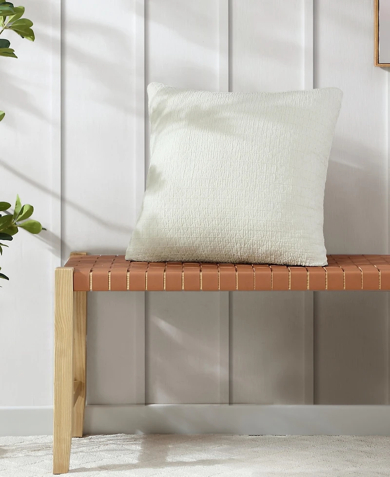 Nautica Wave Texture Square Pillow, 20" X