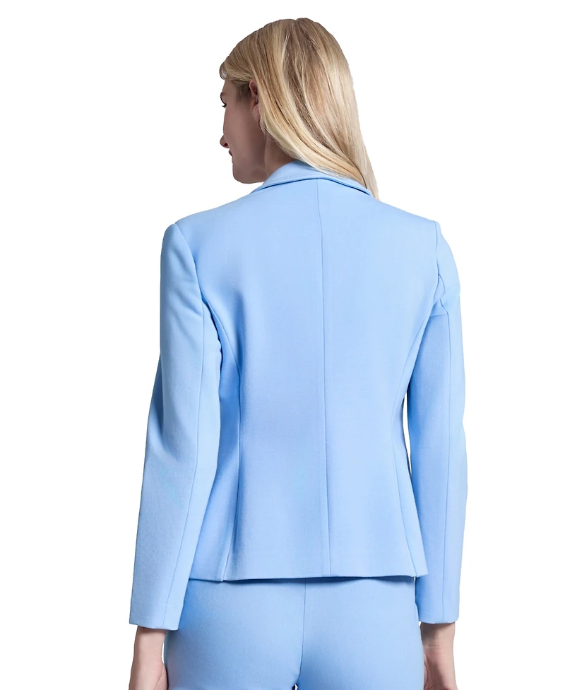 Jones New York Women's Faux Double Breasted Collared Jacket