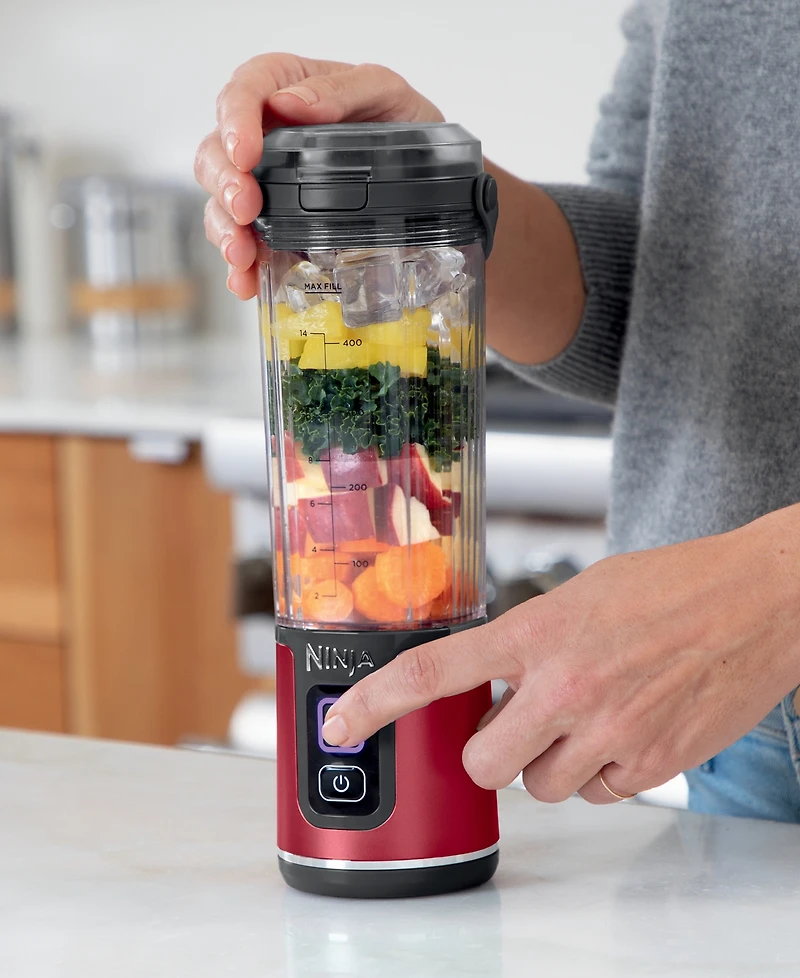 Ninja Blast 18oz. Portable Blender & Accessories – Metallic Red