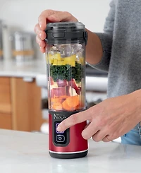 Ninja Blast 18oz. Portable Blender & Accessories – Metallic Red