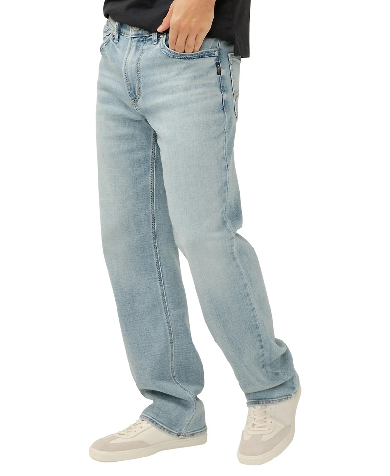 Silver Jeans Co. Men's Gordie Relaxed Fit Straight Leg Jeans