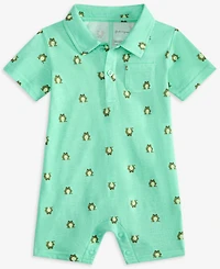 Baby Boys Jump Frog-Print Sunsuit, Exclusively at Macy's