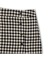 Hope & Henry Womens' Flannel Mini Skirt