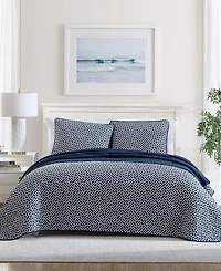 Nautica Lockridge Reversible 3-Pc. Quilt Set