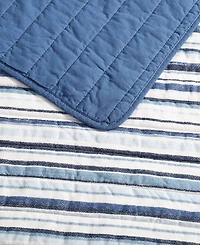 Nautica Pembrook Reversible 3-Pc. Quilt Set, Full/Queen
