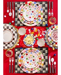 Mackenzie-Childs Multi Check Round Platter