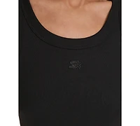 Starter Women's Cotton-Blend Ribbed-Knit Tank Dress