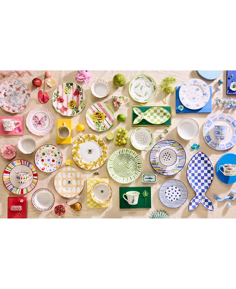 MacKenzie-Childs Go Fish Dinner Plate