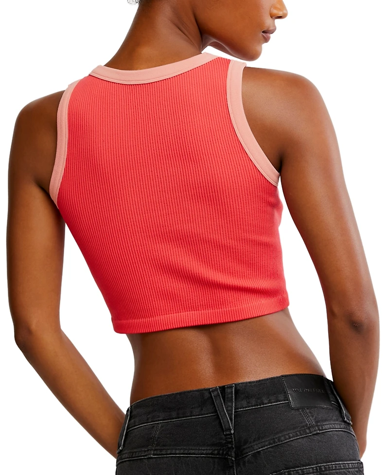 Free People Women's Make It Happen Brami Cropped Tank Top