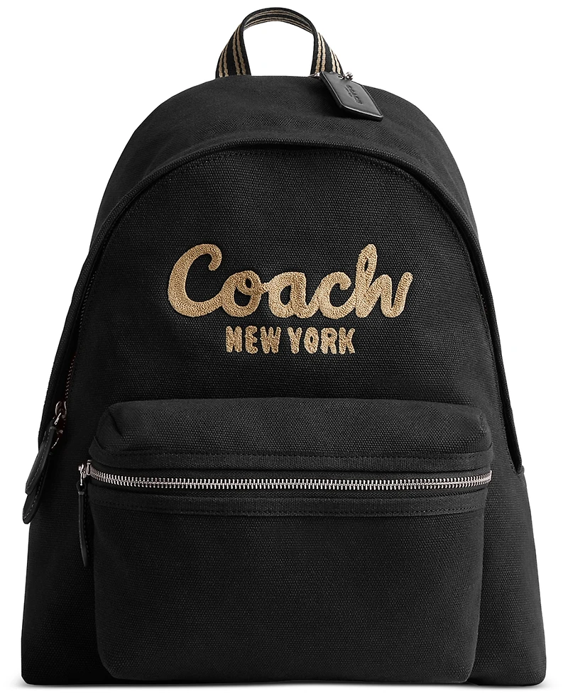 Coach Canvas Cargo Medium Backpack