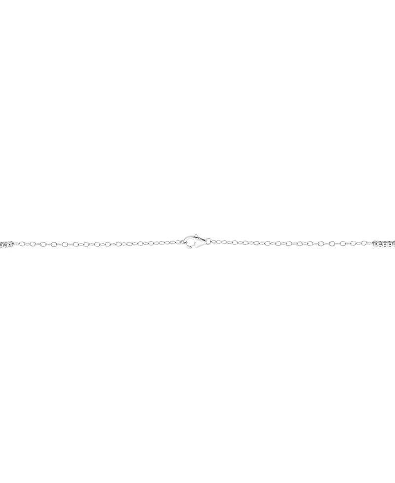 Grown With Love Lab Grown Diamond Dangle 20" Statement Necklace (6 ct. t.w.) in 14k White Gold
