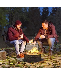 Outsunny Hammock Camping Chair Set of 2 with Adjustable Back,