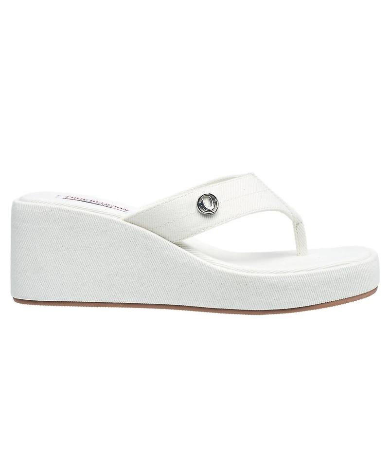 True Religion Latto Slip on Wedge Sandal