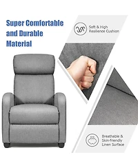 Recliner Sofa Wingback Chair with Massage Function